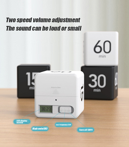 Benutzer definierte Würfel rotierende Timer Workout Produktivität Pomodoro Timer Großhandel Digital Flip Küche Countdown-Timer für Kinder
