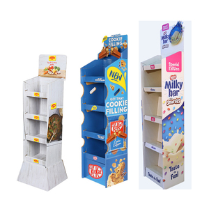 Negozio personalizzato vendita al dettaglio snack alimentari bevande giocattoli espositori da pavimento in cartone Stand rivenditore espositori da pavimento POP personalizzati - Product Image 2