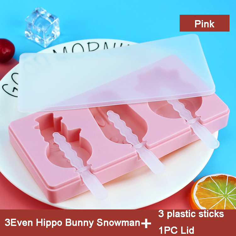 Pink 3Even Hippo Bunny Snowman
