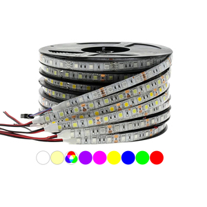 2 Rolls LED 5050 şerit işık DC 12V beyaz FPCB IP30-Non su geçirmez IP65 IP67 60 LEDs/M, 5m/Roll, tek renk, RGB,RGBW,RGBWW - Product Image 1