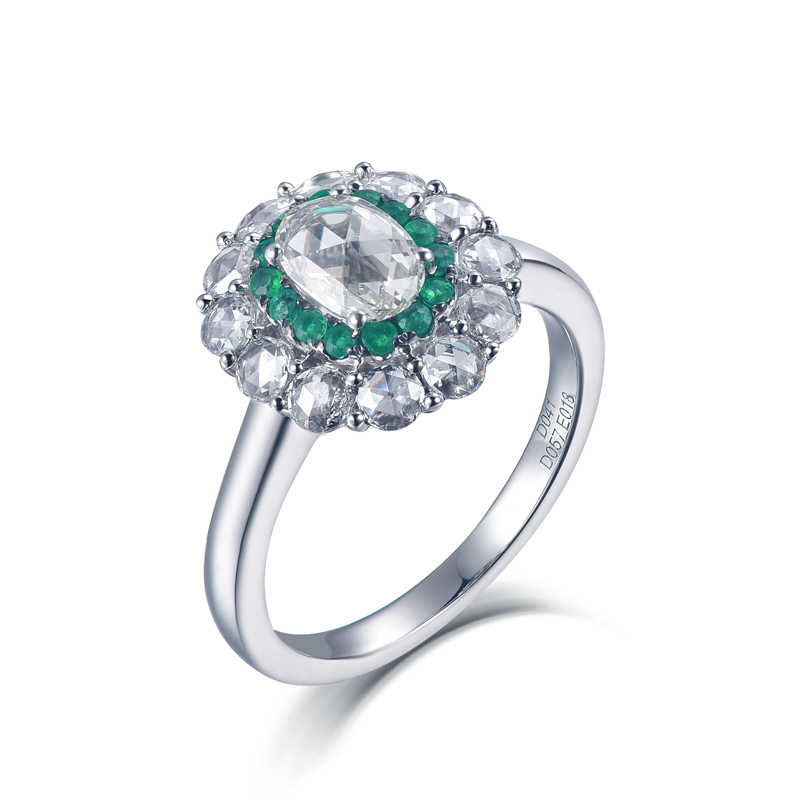 14K white gold/yellow gold/rose gold