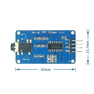 YX6300 YX5300 Módulo serie de control UART Módulo de reproductor de música MP3 para Arduino/AVR/ARM/PIC CF GD3300B