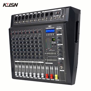 16 Channel DSP Amplifier <strong>Mixer</strong> Professional Powered Audio Digital Mixing Console Power Sound Soundcraft with Bluetooth USB - Product Image 2
