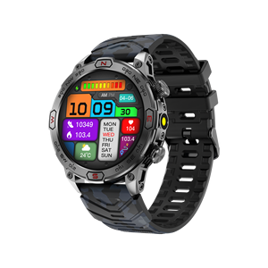 KC86 AI Voice Assistant 1.43''AMOLED 466*466 1AMT Waterproof Heart Rate Monitor for <strong>Android</strong> <strong>IOS</strong> Sport Compass Smart Watch - Product Image 2