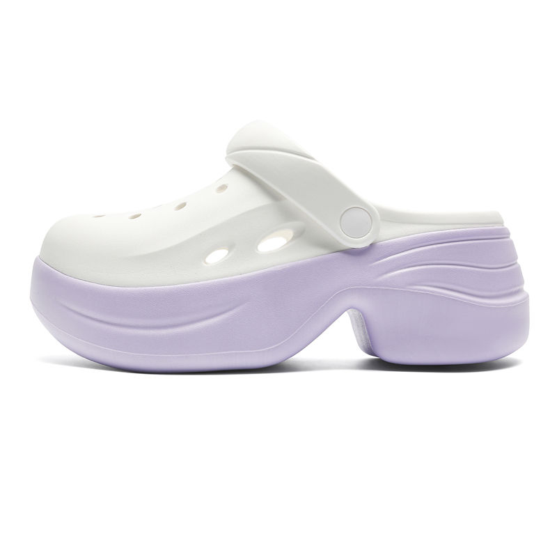 Purple Sole with White Upper