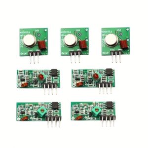 Set di moduli ricevitore trasmettitore RF 433MHz/315MHz (1 coppia)