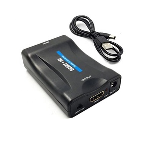 Convertidor SCART a HD de 1080P, convertidor exclusivo, adaptador de señal AV para HD TV DVD