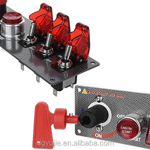 12V/20A interruttore di accensione a levetta pannello motore LED pulsante di avvio per veicolo da corsa - Product Image 5