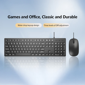 USB Silent Wired <strong>Keyboard</strong> <strong>Mouse</strong> Set Universal for <strong>Computer</strong> &amp; Notebook Office-Suitable Wired Optical <strong>Mouse</strong> Available in Stock