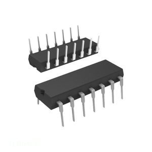 วงจรรวม OpAmp JFET 4วงจร14DIP TL064CP ชิ้นส่วนอิเล็กทรอนิกส์ - Product Image 1