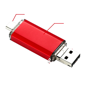 流行的金属USB C双头Type-c闪存驱动器2.0 3.0兼容平板手机和电脑Pendrive - Product Image 2