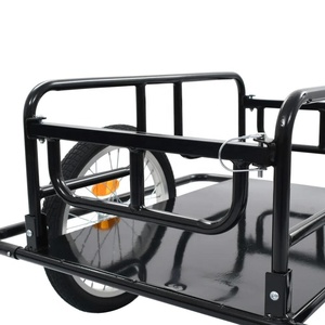 折りたたみ式自転車カーゴトレーラーキャンプ用