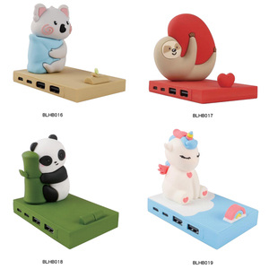 Personalization Custom Cartoon Animal Cute Australia Koala 4 Port USB Type C USB HUB - Product Image 2