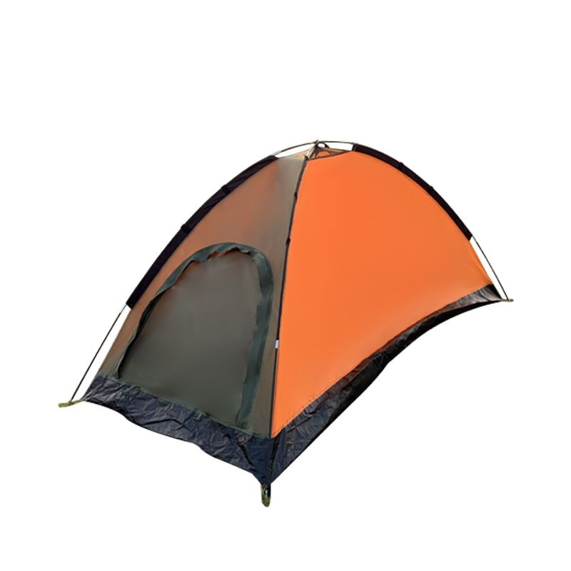Orange Green Color Blocking Automatic Pop Up Tent