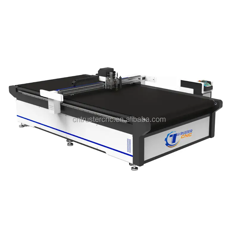 Venta caliente CNC máquina de corte de cuchillo oscilante máquina de corte de ropa corte de cuero fácil de operar 1625