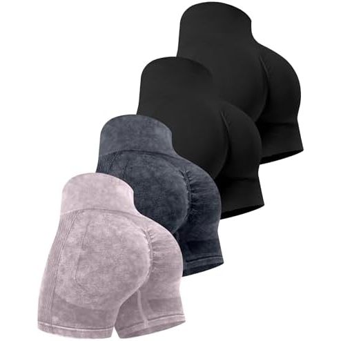 4 paquets (noir, noir, noir de lavage, gris de lavage)