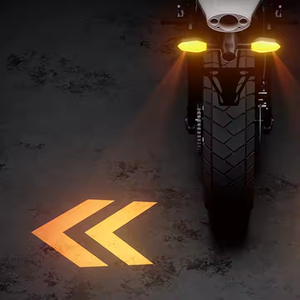 Flexible <strong>LED</strong> Flowing Motorcycle Headlight Kit with Turn Signal Indicator Lights - Bright Universal Motorcycle Lighting - Product Image 1