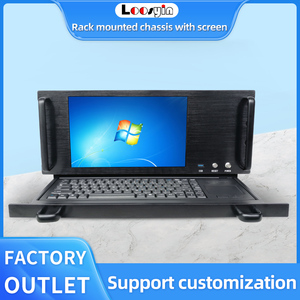 5U Rack-mounted integrated case with touch screen Industrial Server <strong>computer</strong> case with 12.1 inch screen - Product Image 2