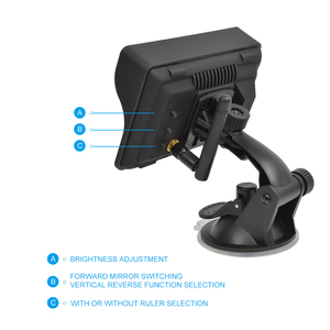 PJAUTO 4.3 Inch Digital <strong>Wireless</strong> Rear View Car Backup Camera Monitor Kit Parking <strong>Reverse</strong> Camera <strong>System</strong> for Car Pickup vans Suv - Product Image 4