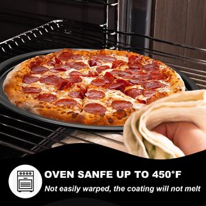 Không dính đục lỗ nướng bánh <span class=keywords><strong>pizza</strong></span> <span class=keywords><strong>Pan</strong></span> khay thép carbon Tấm nướng bánh <span class=keywords><strong>pizza</strong></span> không dính <span class=keywords><strong>Pan</strong></span> cho lò - Product Image 4