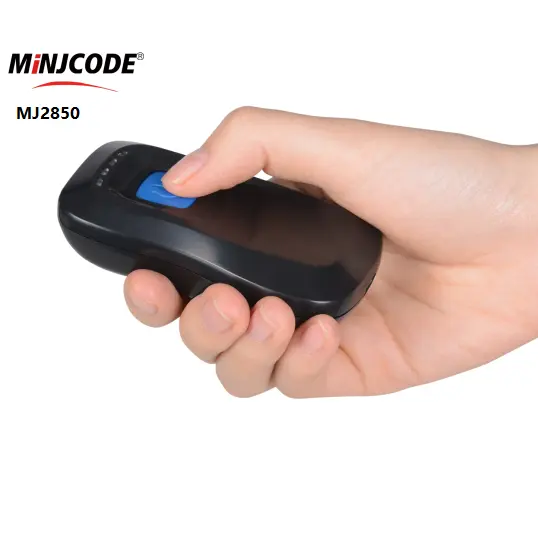 MJ2850 mini Bluetooth-escáner de código de barras 2d con propósito-escáner de código de barras inalámbrico 3 en 1 para ventana de verificación de precios