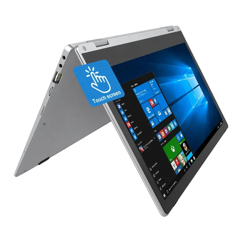 2 in 1 Touchscreen Laptop Computer Flip 360 Grad Yoga Cabrio 11,6 Zoll 8GB RAM DDR4 Win11 Mini schlanke Touchscreen-Laptops