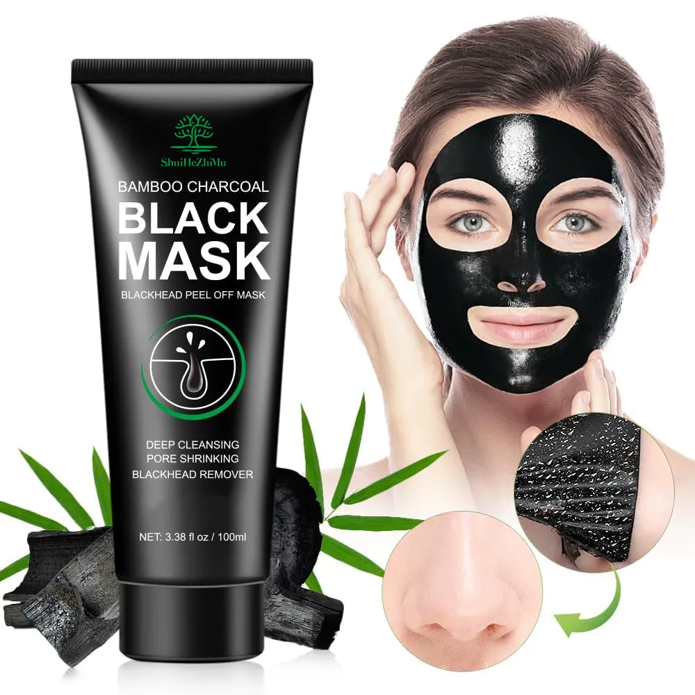 Kräuter entferner Mitesser Flecken Akne Behandlung Nase Gesicht Öl Kontrolle Akne Narbe Schwarze Maske Peel Off Mitesser Entfernungs maske