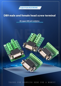 DB9公/母适配器，带单双排端子9针9孔RS232 RS485转换板电子模块和套件 - Product Image 5