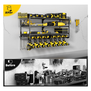 منظم أدوات كهربائية مثبت على الحائط خطاف مثقاب كهربائي متعدد الوظائف منظم أدوات يدوية لمنظم أدوات الجراج - Product Image 5