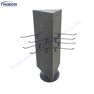 Negozio al dettaglio in metallo espositore girevole espositore 3 lati espositori rotanti rack Spinner Pegboard - Product Image 1
