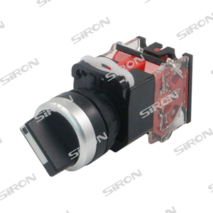 SiRON H015 (C) pulsante in plastica 22mm 1no 1nc IP40 selettore a due posizioni interruttore a pulsante rotante - Product Image 1