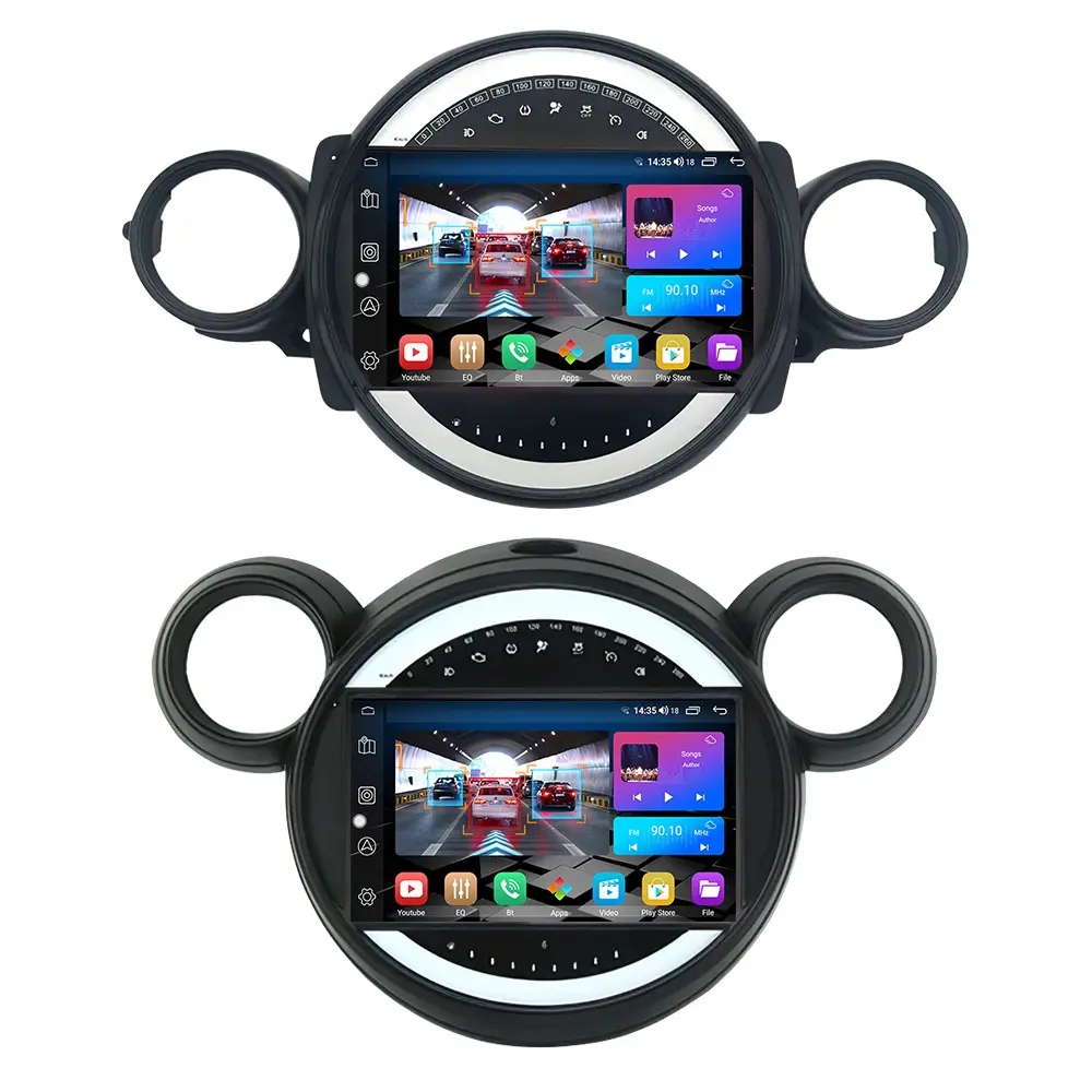 LEHX L6 Pro 8Core 4G + 5G WIFIวิทยุรถยนต์สเตอริโอมัลติมีเดียสําหรับBMW MINI Cooper R56 R60 2007-2014 Android 13 GPS Navi Carplayอัตโนมัติ