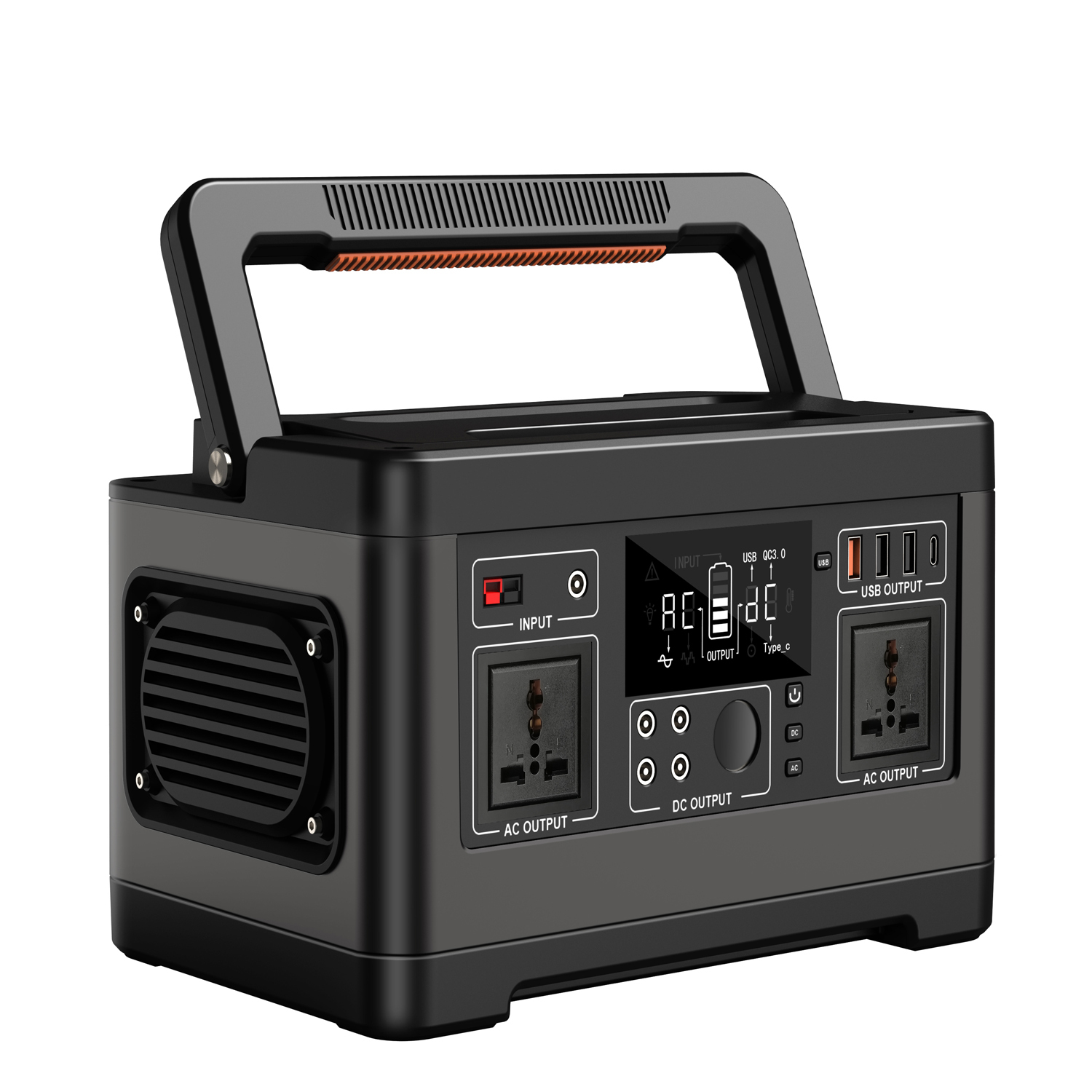 500W