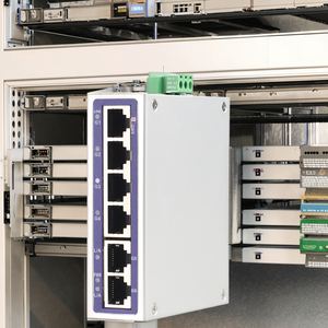 Dual-Power Industrial <strong>Switch</strong> | 4x1G + 2xUplinks | 16G Backplane | Rail Mount - Product Image 2