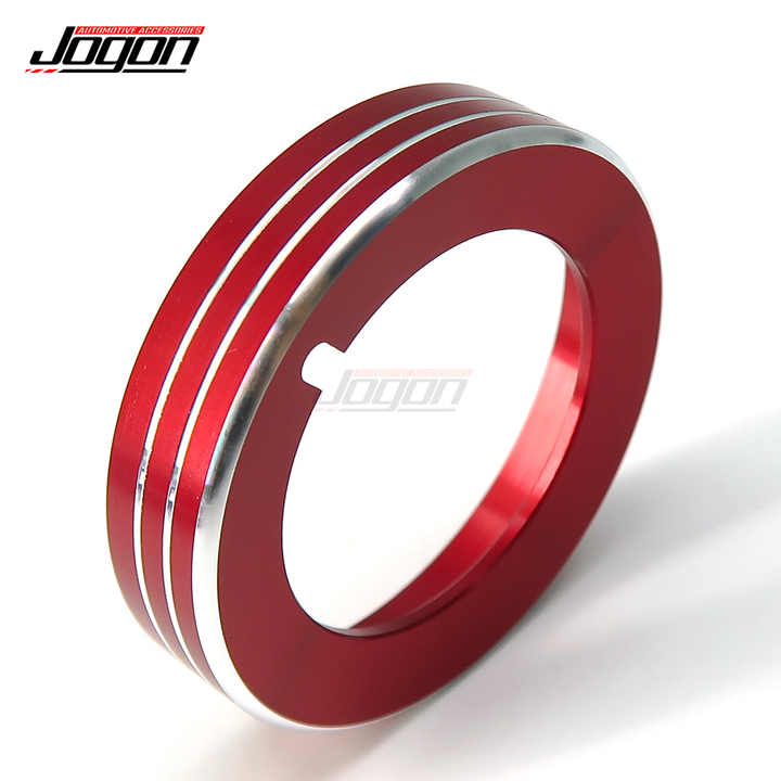 For Ford Mustang V6 Car Central Air Conditioner Knob AC Switch Button Decoration Ring Cover Lamp Adjust Switch Trim Accessories