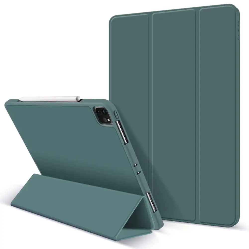 Casing Penutup Tablet Flip Tidur Bangun Otomatis, Casing Penutup untuk iPad Pro 11 2020 2020