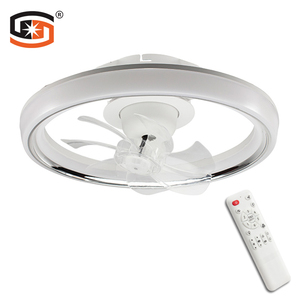 SD Smart RGBCW Ventilador de techo con luz LED Altavoz Bluetooth Control remoto Configuración de 6 velocidades Diseño moderno para la oficina en casa - Product Image 3