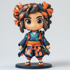 手绘动作人物定制动漫人物展示 - Product Image 1
