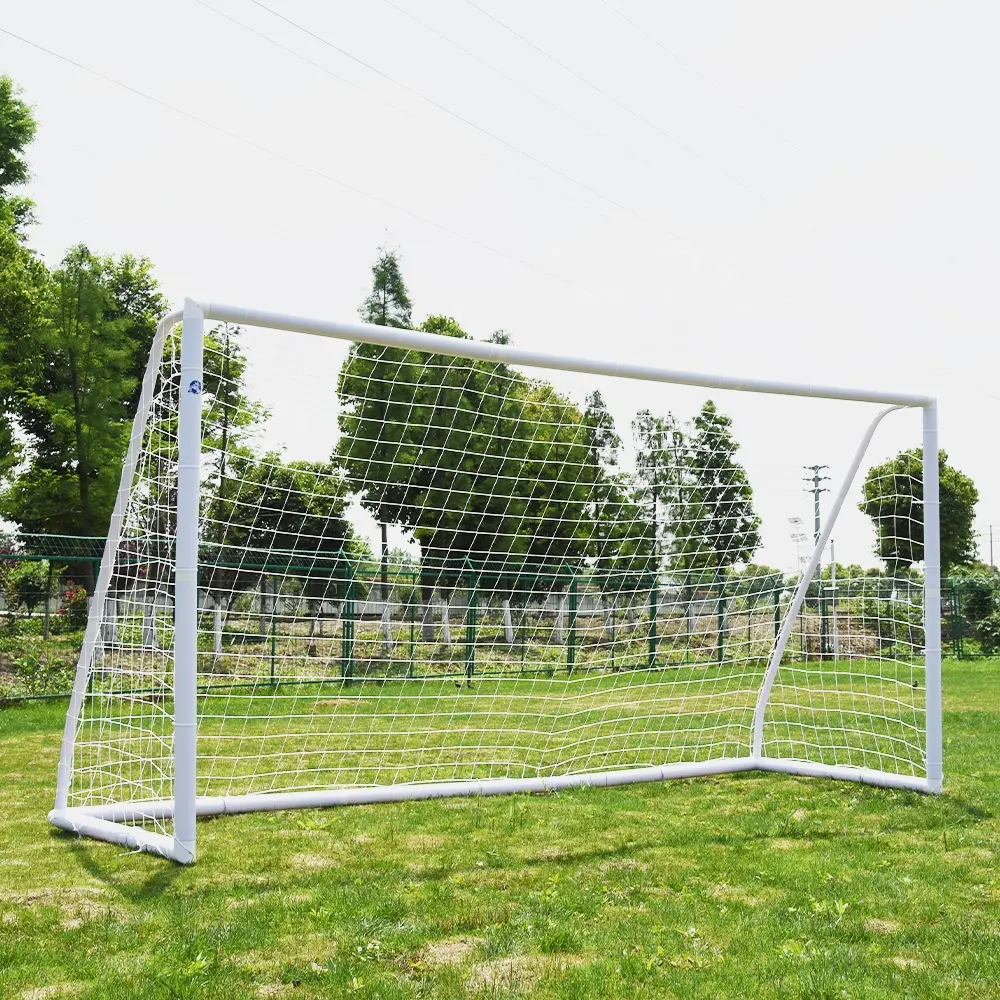 Full Size Großhandel Professional Custom ized Frame Net Tragbare Upvc Kunststoff Kinder Fußball Fußball Futsal Torpfosten Zum Verkauf