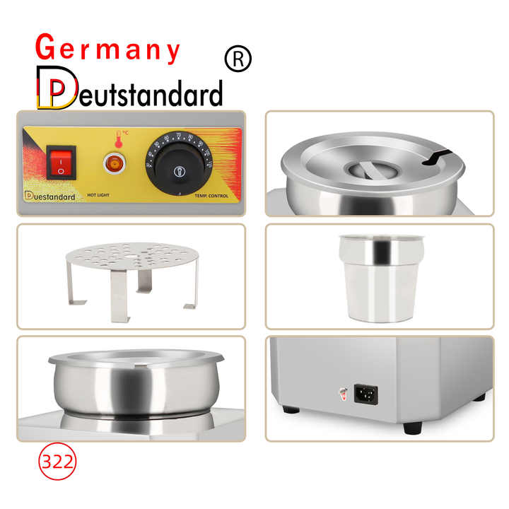 Commercial aço inoxidável Sauce Warmer bain marie com CE