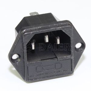 ซ็อกเก็ต C14สำหรับต่อแผงขั้วต่อเชื่อมแผง250V สกรู10A ในช่องเสียบ PCB - Product Image 1
