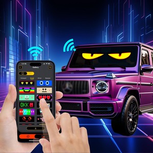 LOY nuovo prodotto LED segno auto USB programmabile pannello matrice a LED messaggi di scorrimento flessibile Display a Led - Product Image 1