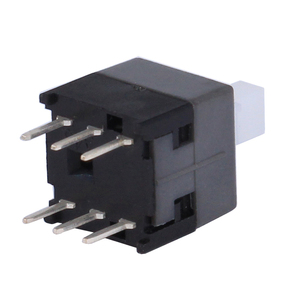 Factory Supply 6pin 8.5*8.5mm Through Hole Push Button <strong>Switch</strong> Selflock Micro <strong>Switch</strong> for Toy