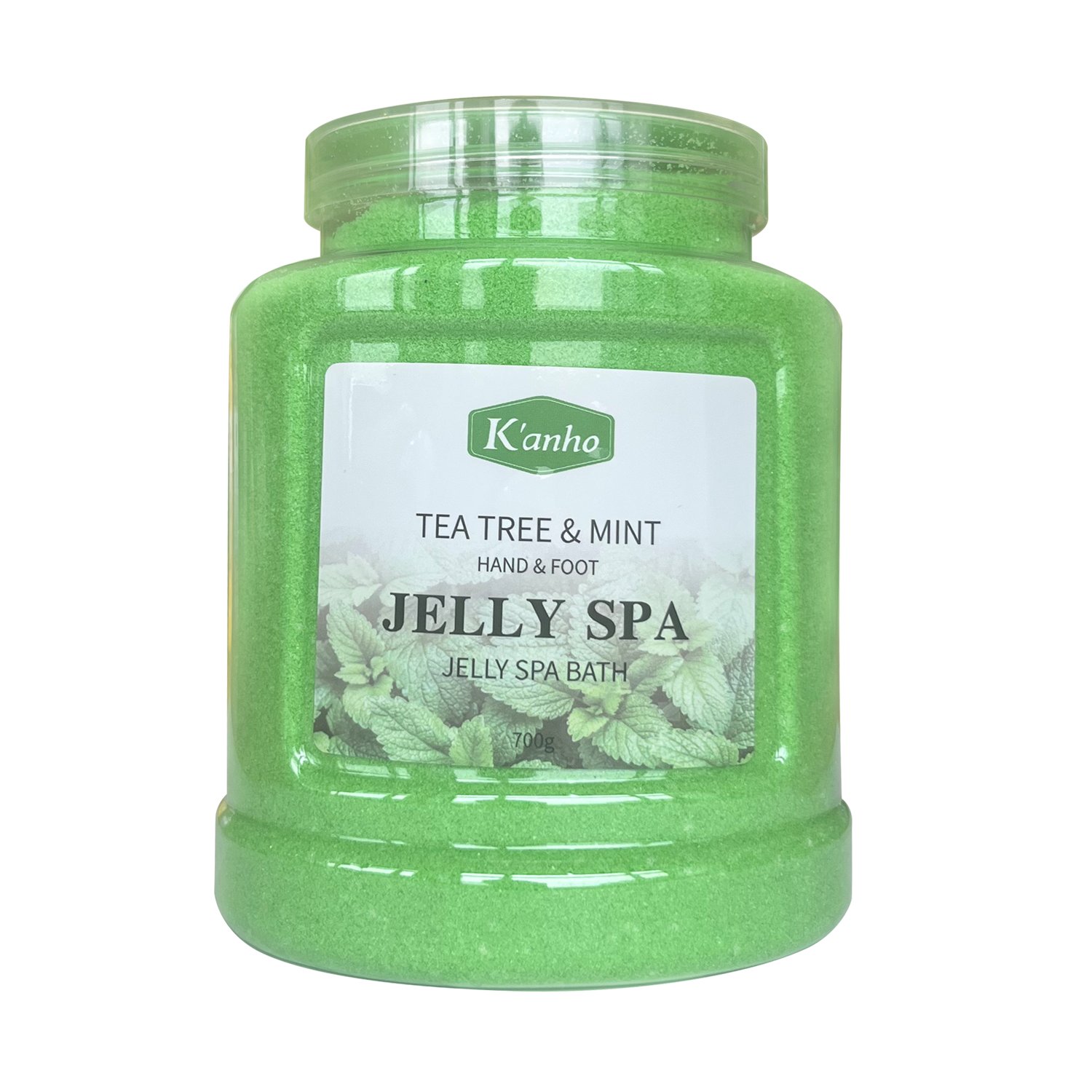 Árbol de té menta Pie de jalea de cristal
