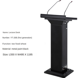 Giảng dạy lớp học hiện đại phòng hội nghị khách sạn rostrum bục kỹ thuật số thông minh với Micro cổ ngỗng - Product Image 2