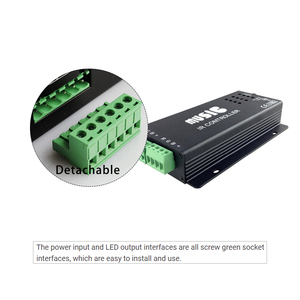 KTV светодиодный музыкальный контроллер DC 12V 24V 12A 2 Way RGB Colour PWM сигнал Диммер встроенный регулируемый Аудио Микрофон добавить ИК 24 клавиши пульт дистанционного управления - Product Image 3