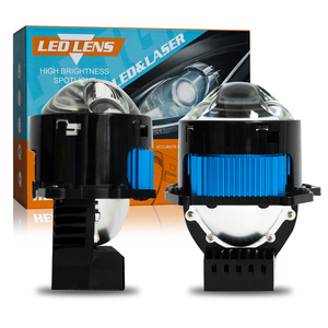 Özelleştirilebilir Logo DS2 Bi Lens LED projektör lamba 80 W güçlü penetrasyon H4 H7 9005 alüminyum ampul araba 80 ile 55W güç - Product Image 2