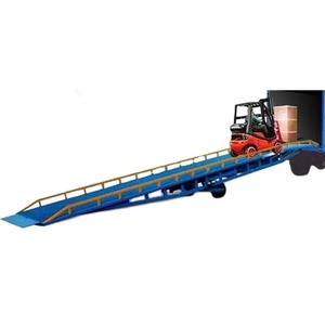 8T 10t 15t, nivelador de muelle móvil, carretilla elevadora, rampa de descarga de carga con ruedas, rampa para coches