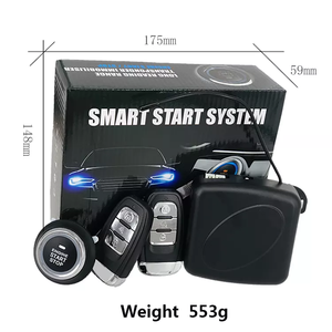 スマートPKEプッシュボタンスタートリモートスタートパッシブオートセントラルロッキングカードアキーレスプッシュリモートボタン - Product Image 2
