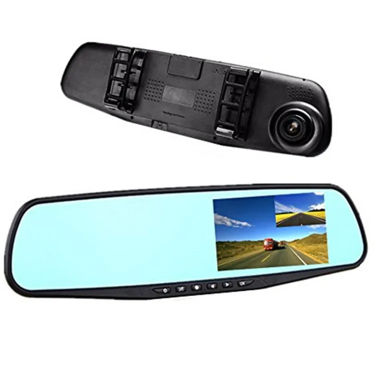 Espejo retrovisor DVR automático para coche, pantalla LCD 2,8, tarjeta TF